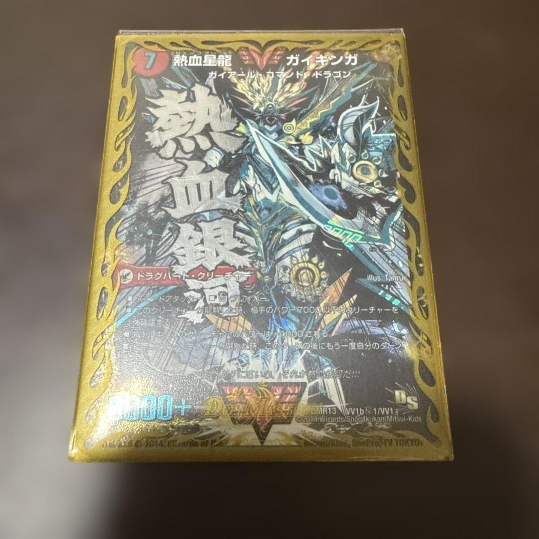 熱血星龍 ガイキンガ 銀河大剣 ガイハート DMR13 文字シークレット