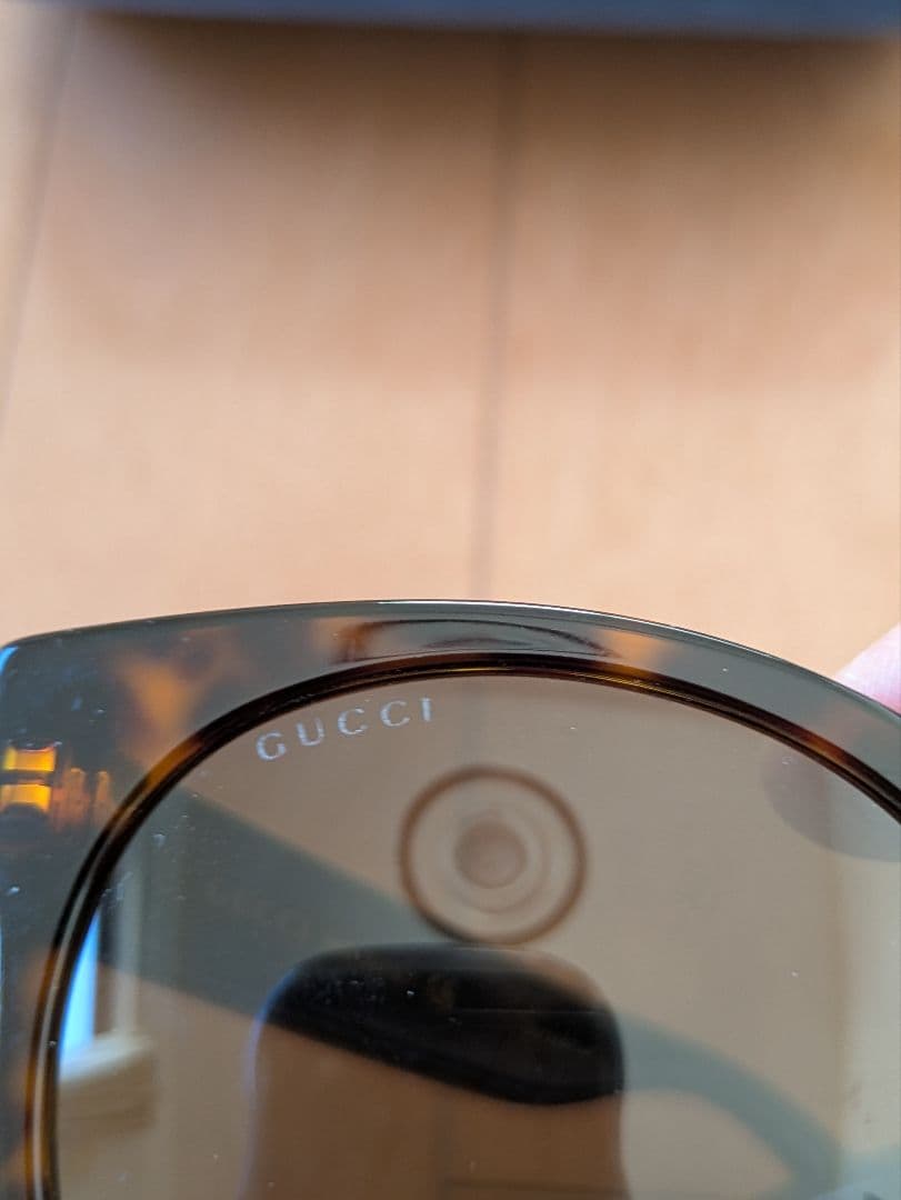 GUCCI ブラック キャットアイ サングラス