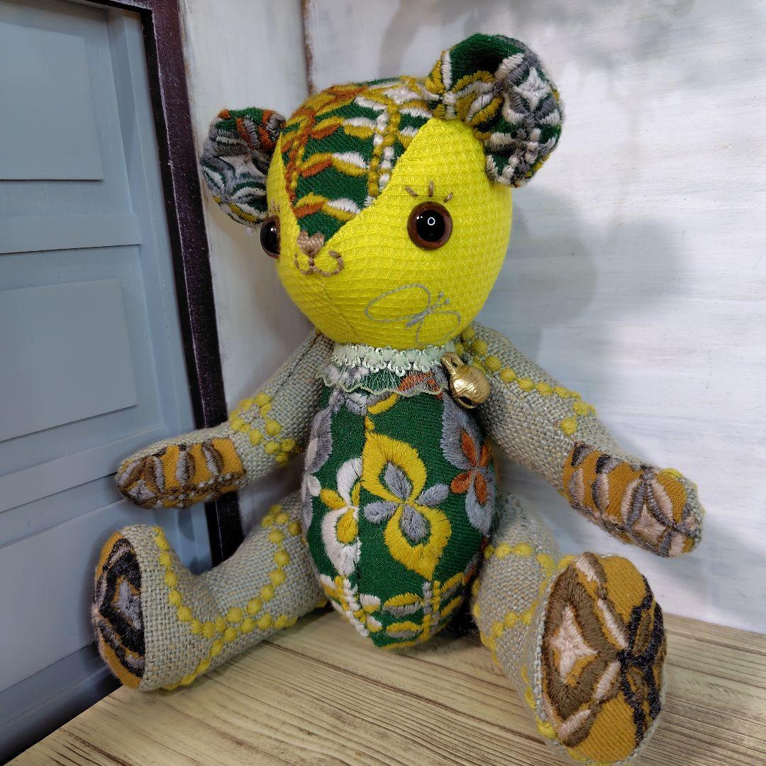 ミナペルホネン＊ハンドメイド＊ぬいぐるみ＊テディベア＊85