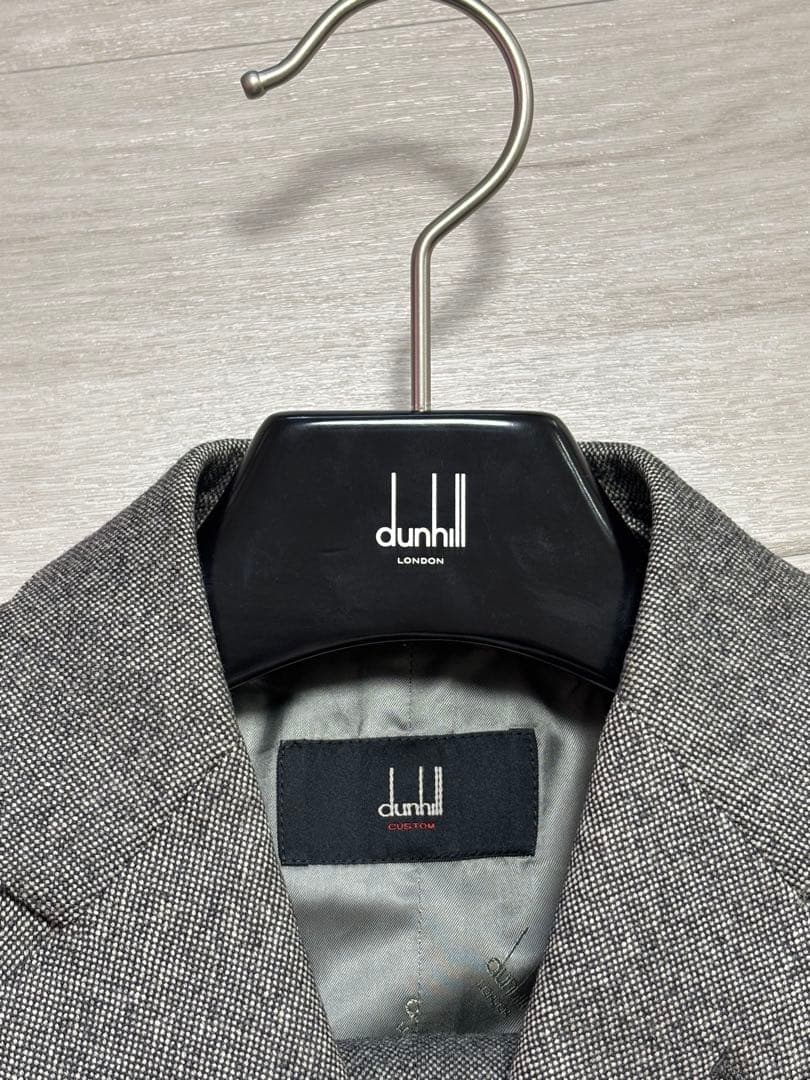 dunhill ダンヒル　メンズ　スーツ　セットアップ　グレー　3点セット