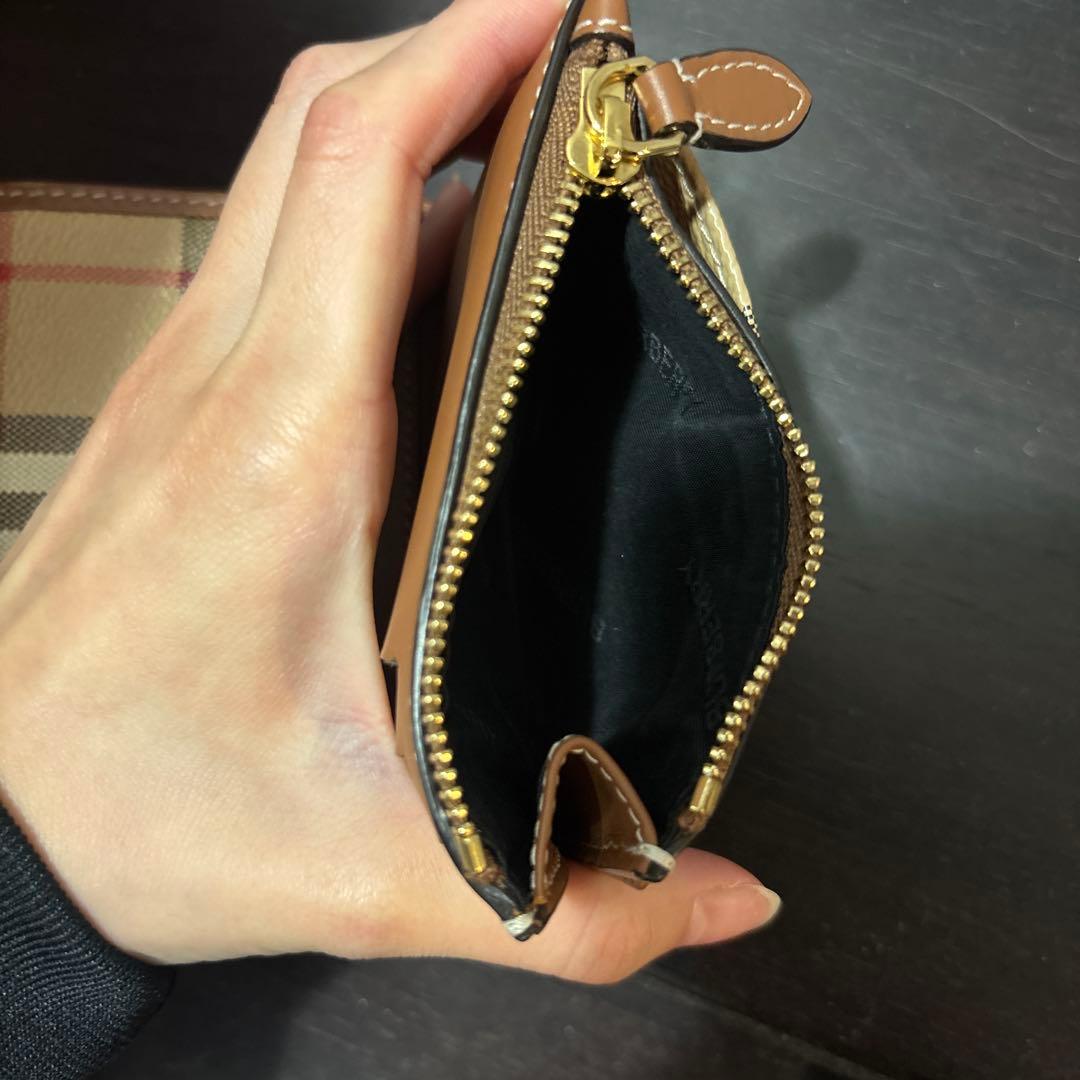 Burberry スモール チェック フォールディングウォレット