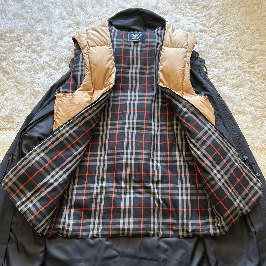 【美品】4way バーバリー モッズコート ノバチェック ダウンライナー
