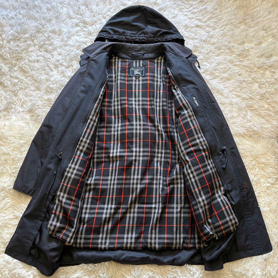【美品】4way バーバリー モッズコート ノバチェック ダウンライナー