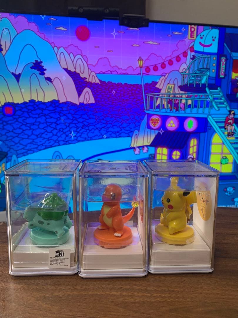 ポケモン フィギュア 3体セット フシギダネ リザードン ピカチュウ