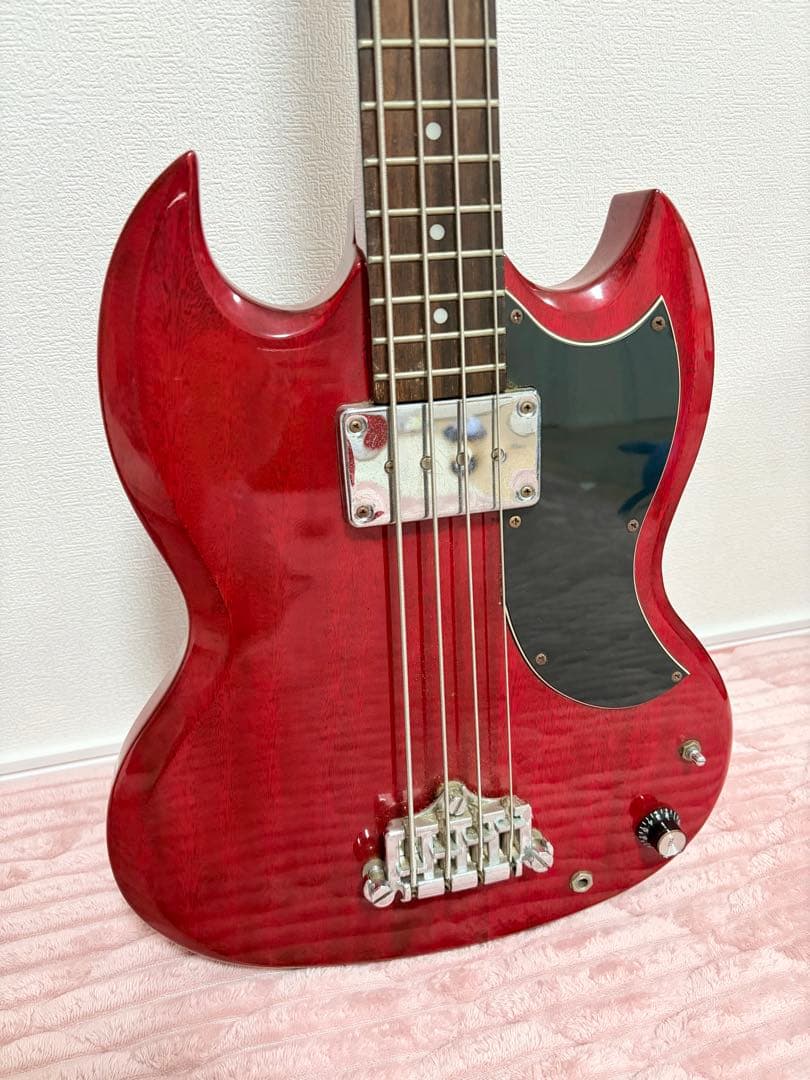ニ*ク様 Epiphone エレキベース レッド