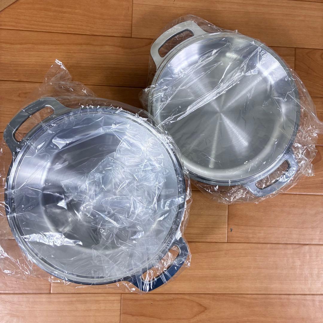 【新品未使用】無水鍋　HAL ムスイ　20cm ガス 直火専用 万能鍋