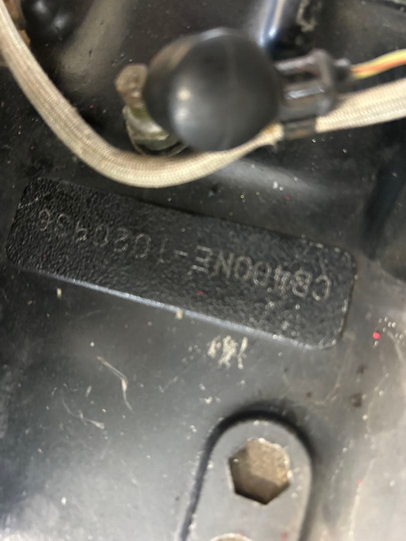 CB400N 実働　エンジン　バブ　ホーク