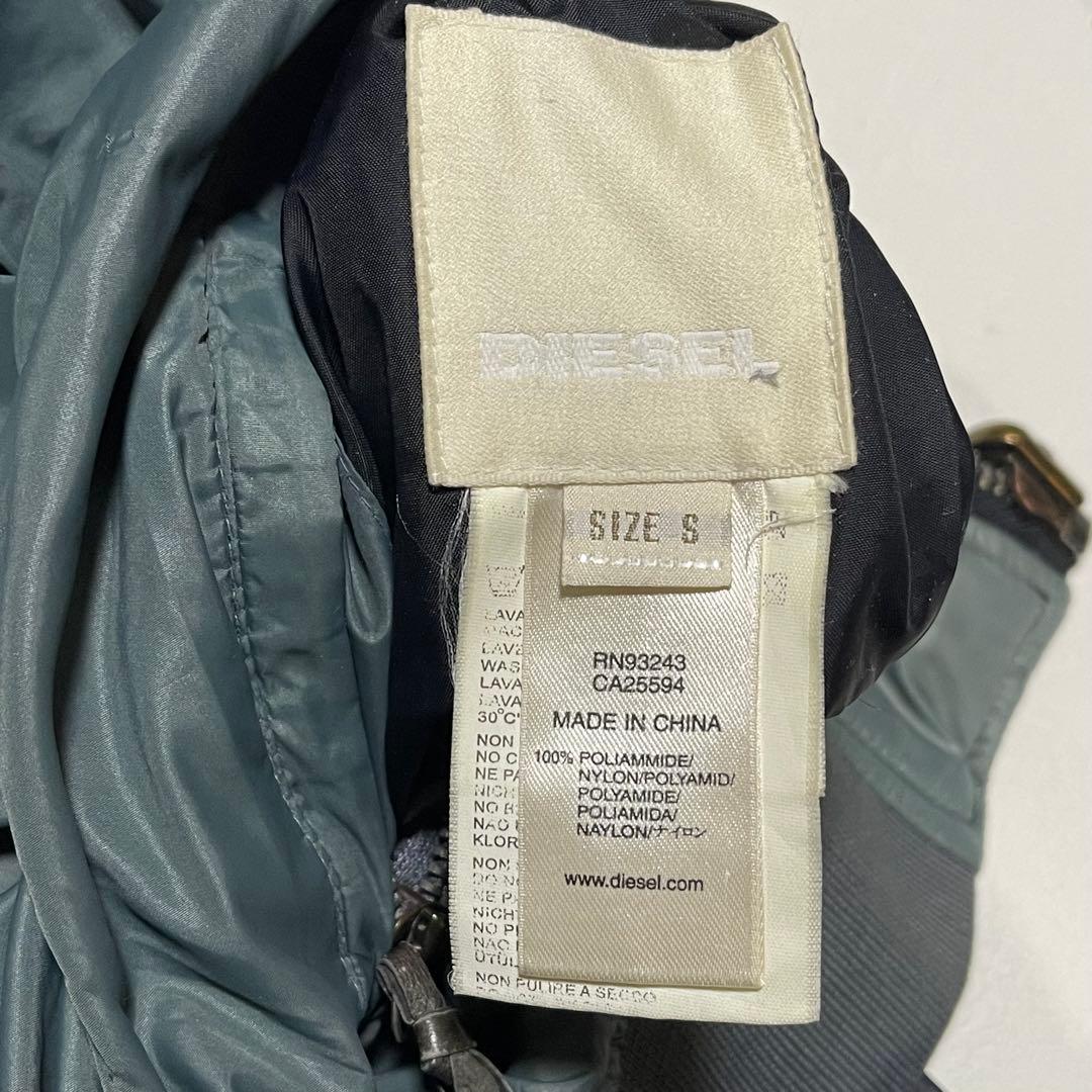 00s Y2K DIESEL リバーシブル ナイロンジャケット MA-1