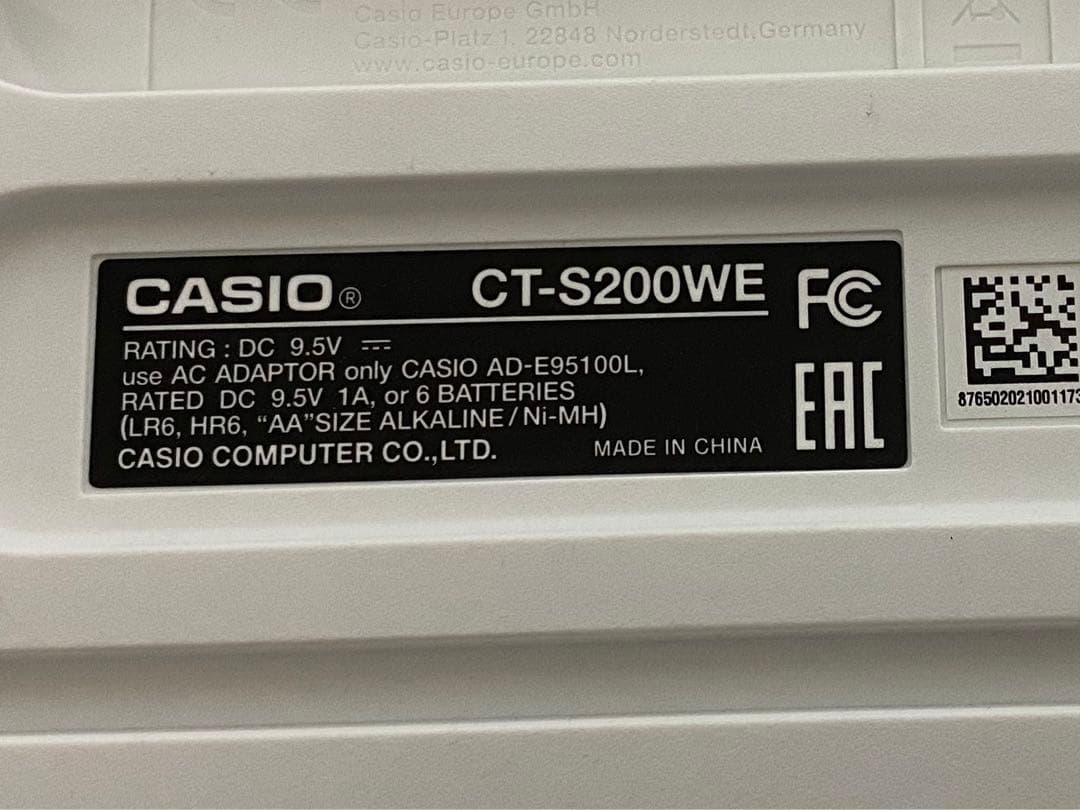 CASIO カシオ 電子ピアノ キーボード Casiotone CT-S200