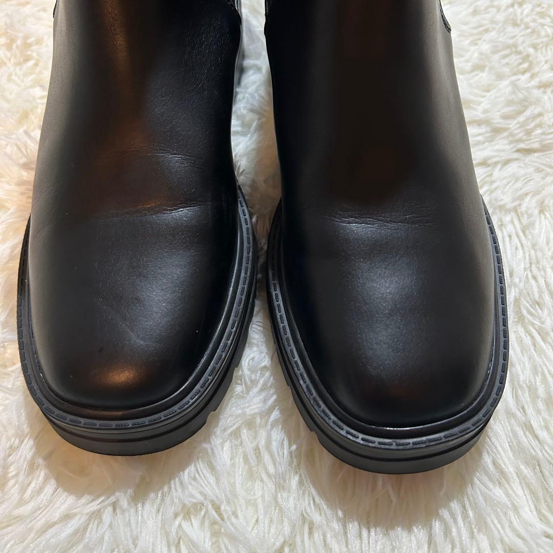 美品✨ LE TALON GRISE チェルシーブーツ サイドゴアブーツ 黒 M