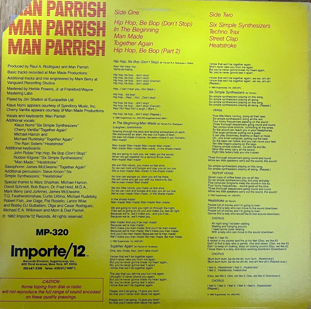 12\" Man Parrish – Man Made