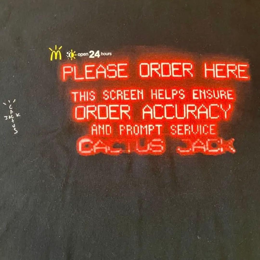 Travis Scott カクタス ジャック マクドナルド Tシャツ