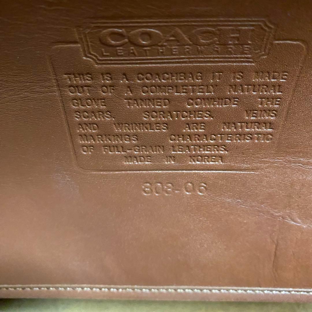 【激レア】COACH オールドコーチ 2wayボストンバッグ オールレザー 金具