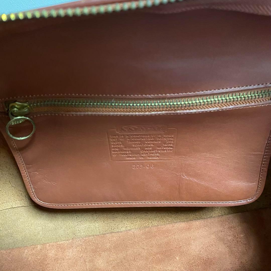 【激レア】COACH オールドコーチ 2wayボストンバッグ オールレザー 金具