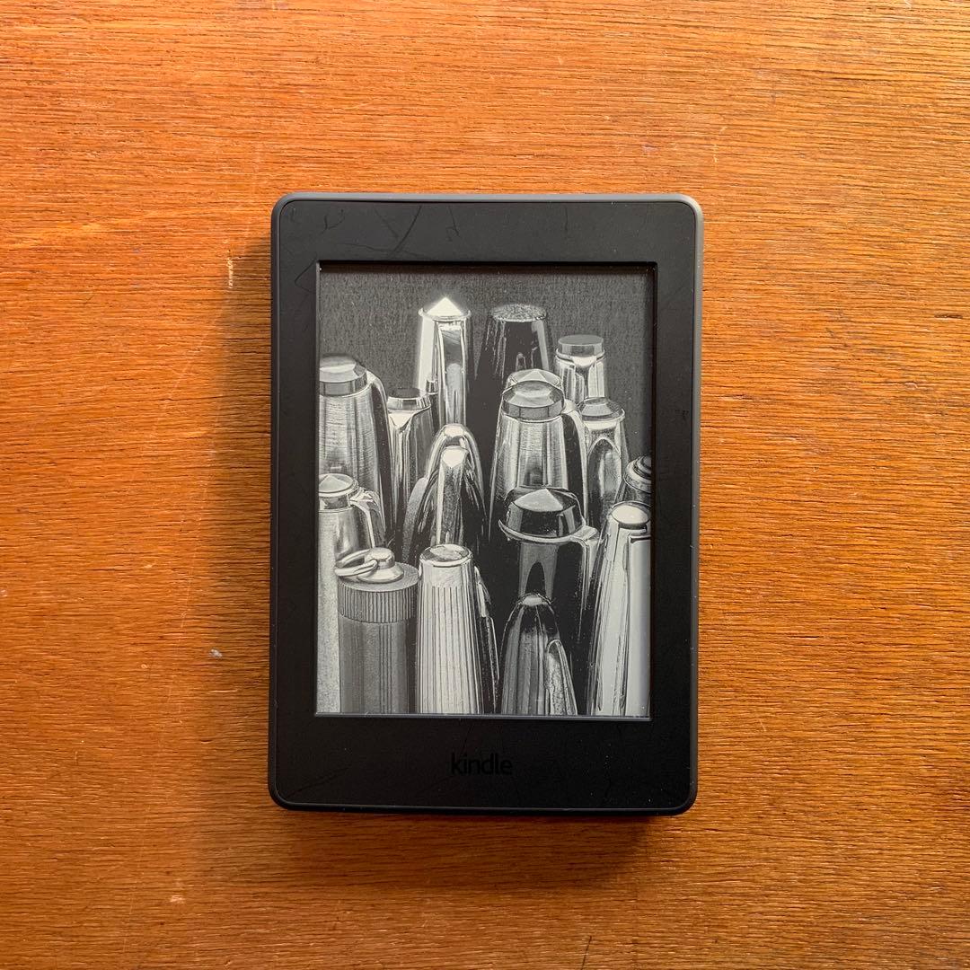 Kindle Paperwhite 第7世代 ブラック 広告なし レザーカバー付