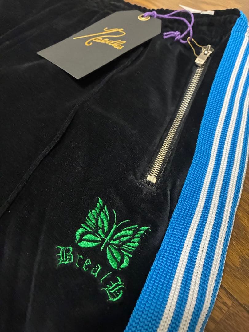 Needles×BREATH ベロア Mサイズ　トラックパンツ　ナロー