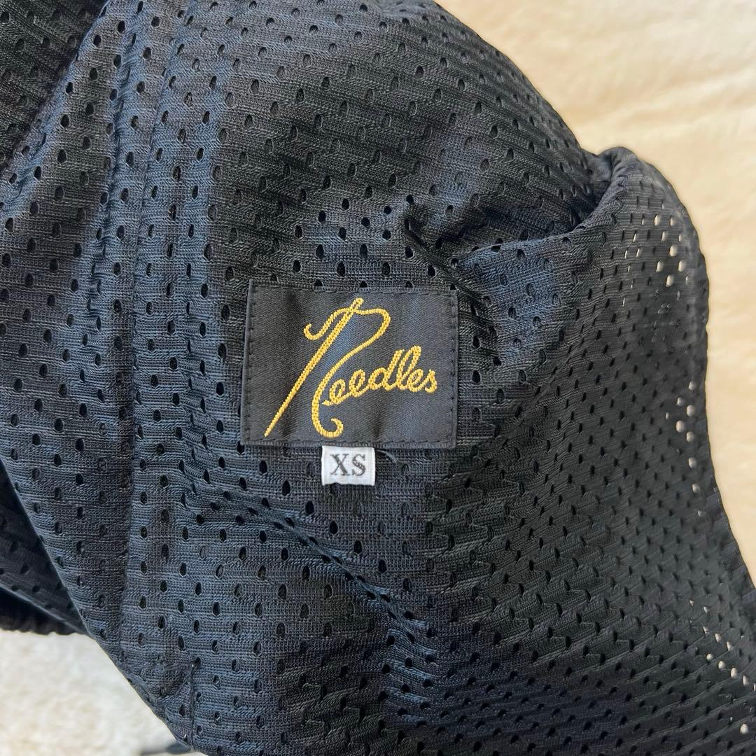 【極美品】Needles LHP別注 トラックパンツ ストレート XS 黒銀ラメ