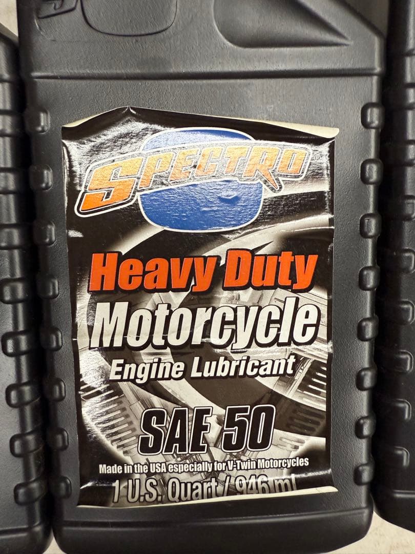 スペクトロ ハーレー SPECTRO エンジンオイル　SAE50 ６本セット