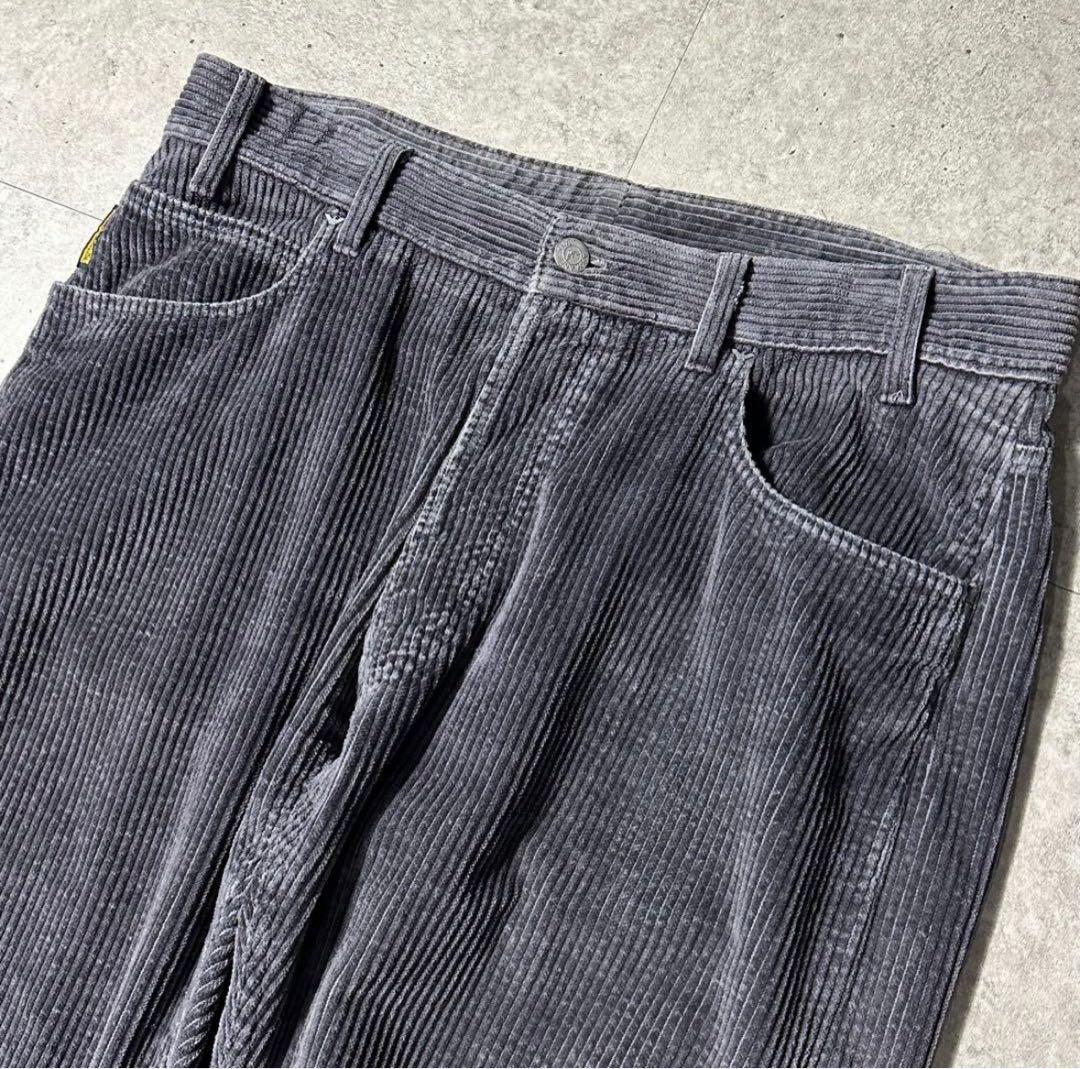 ARMANI JEANS コーデュロイ ストレートパンツ グレー