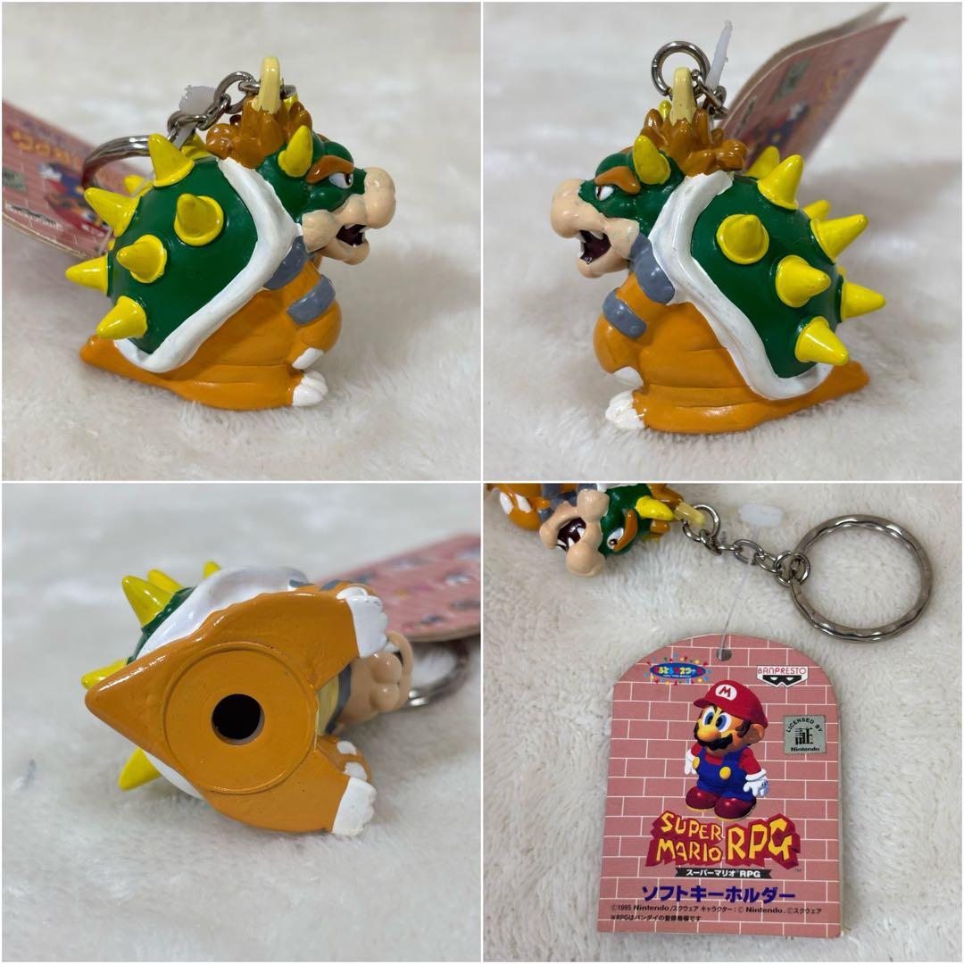 【当時物】スーパーマリオRPG ソフトキーホルダー 4点セット マリオ ジーノ他
