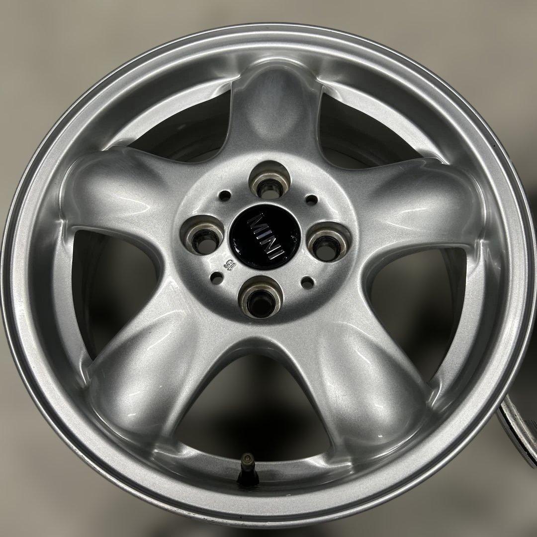 中古アルミ15x5.5 PCD100 MINI純正4本セット
