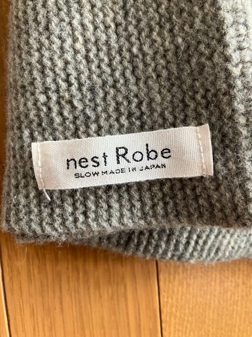 nest Robe グレー系 ミニマフラー 北欧、暮らしの道具店