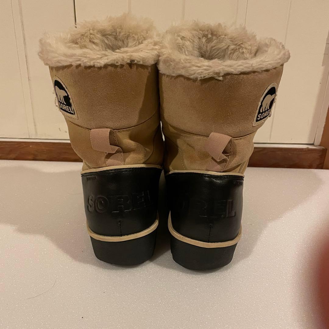 ソレル SOREL TIVOLI ティボリ ウォータープルーフ24cm ベージュ