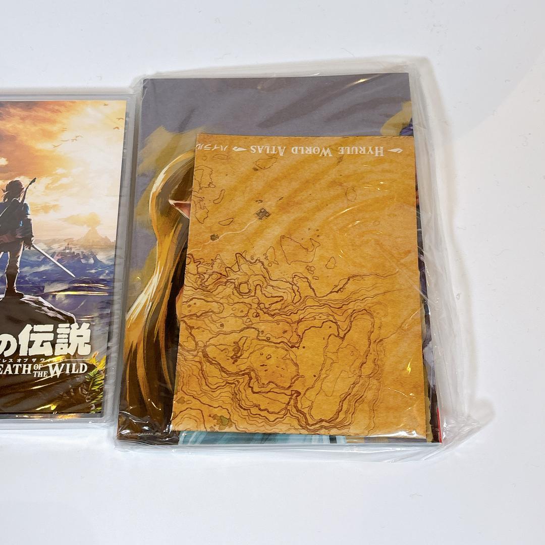 【新品未開封】ゼルダの伝説 ブレスオブザワイルド 冒険ガイドブック＆マップ付