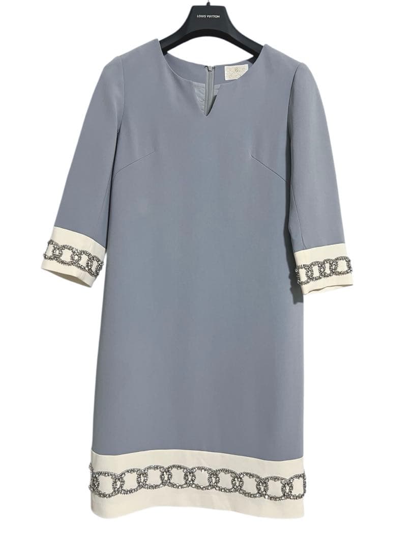 美品♡ グレースクラス チェーンビジュー ワンピース グレースコンチネンタル