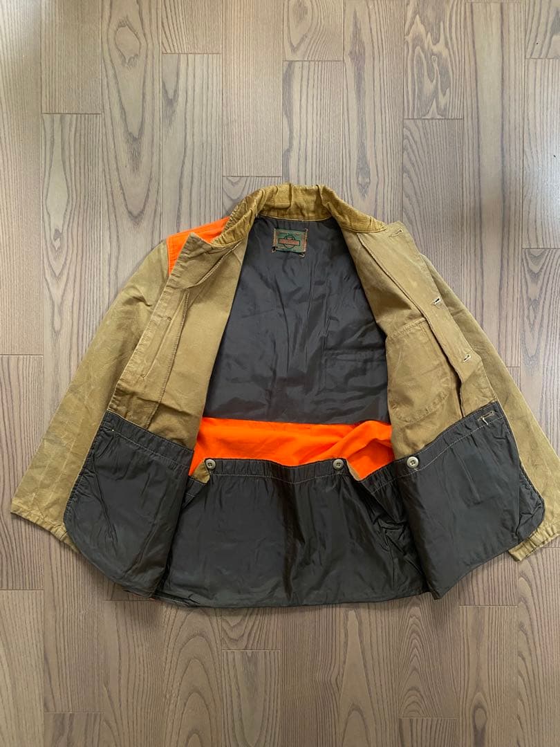 70s SAFTBAK ハンティング カバーオール アウトドア ダック カーキ