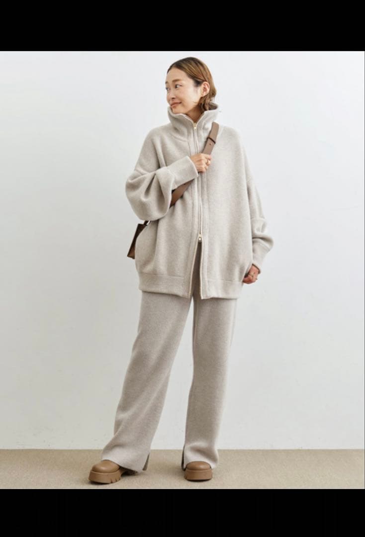 Deuxieme Classe OLBIA ロングジップブルゾン