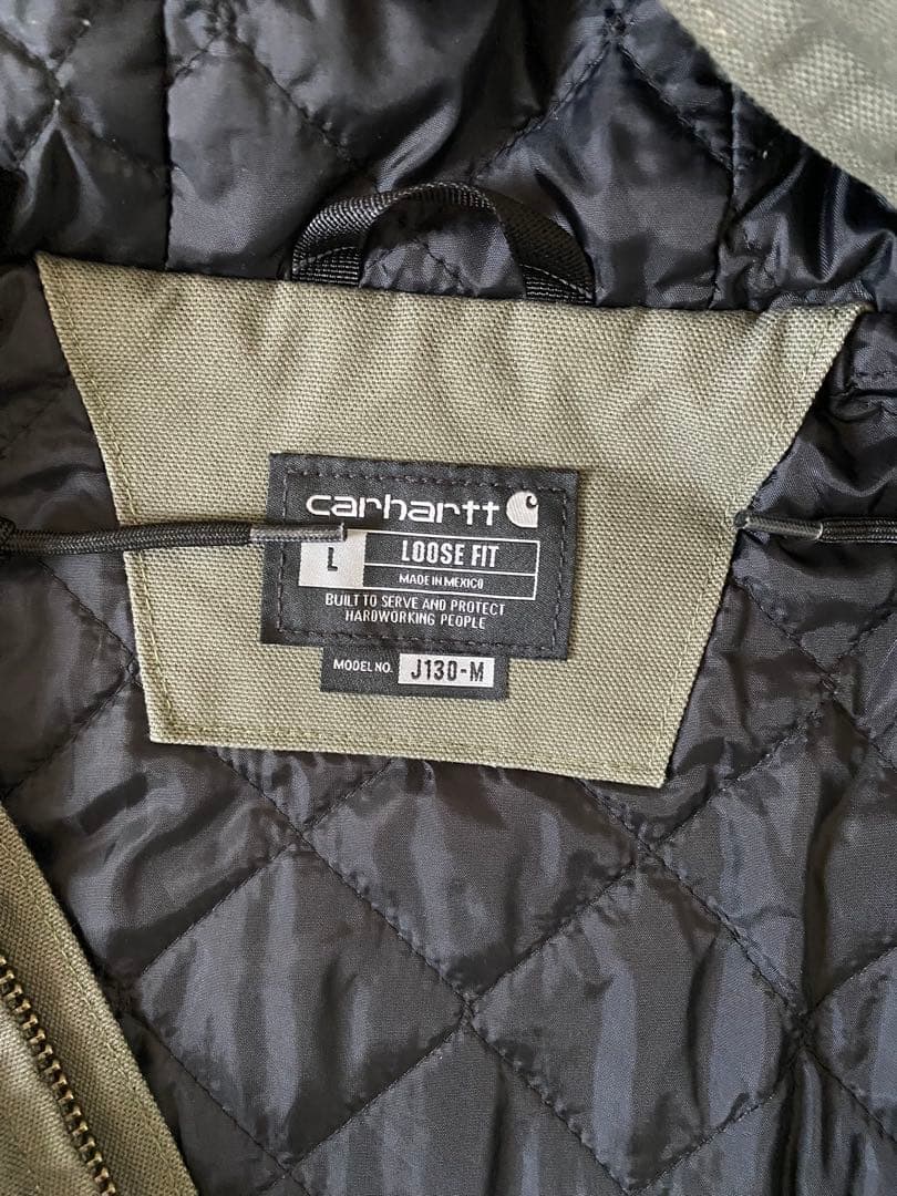 Carharttアクティブジャケット Lサイズモスグリーン