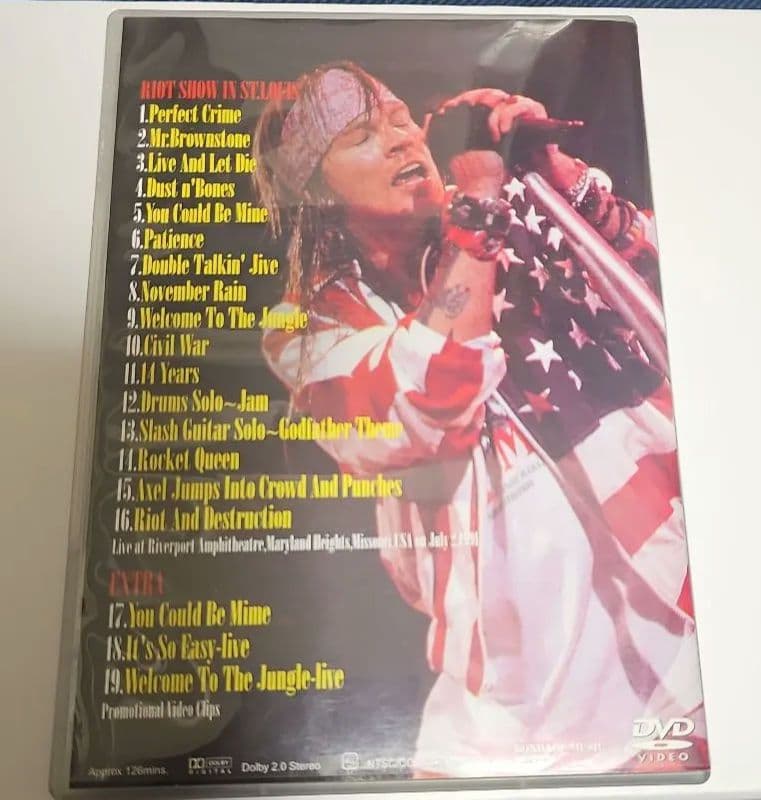 洋楽 Guns N' Roses Welcome To The Riot Show