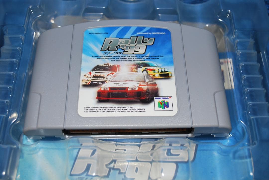 任天堂64ソフト「ラリー'99」１個動作品の出品です。