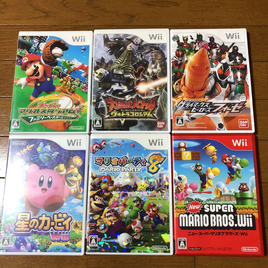 ニンテンドー　Wiiとソフト6本