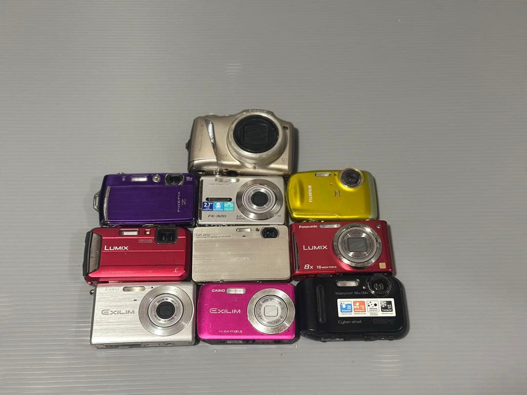 10台 デジカメラ まとめ【動作未確認ジャンク扱】②
