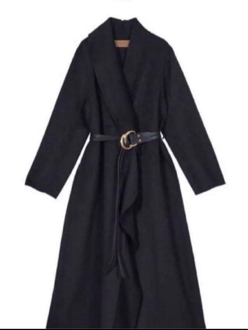 Ameri UNDRESSED FRILL COLLAR COAT Sサイズ