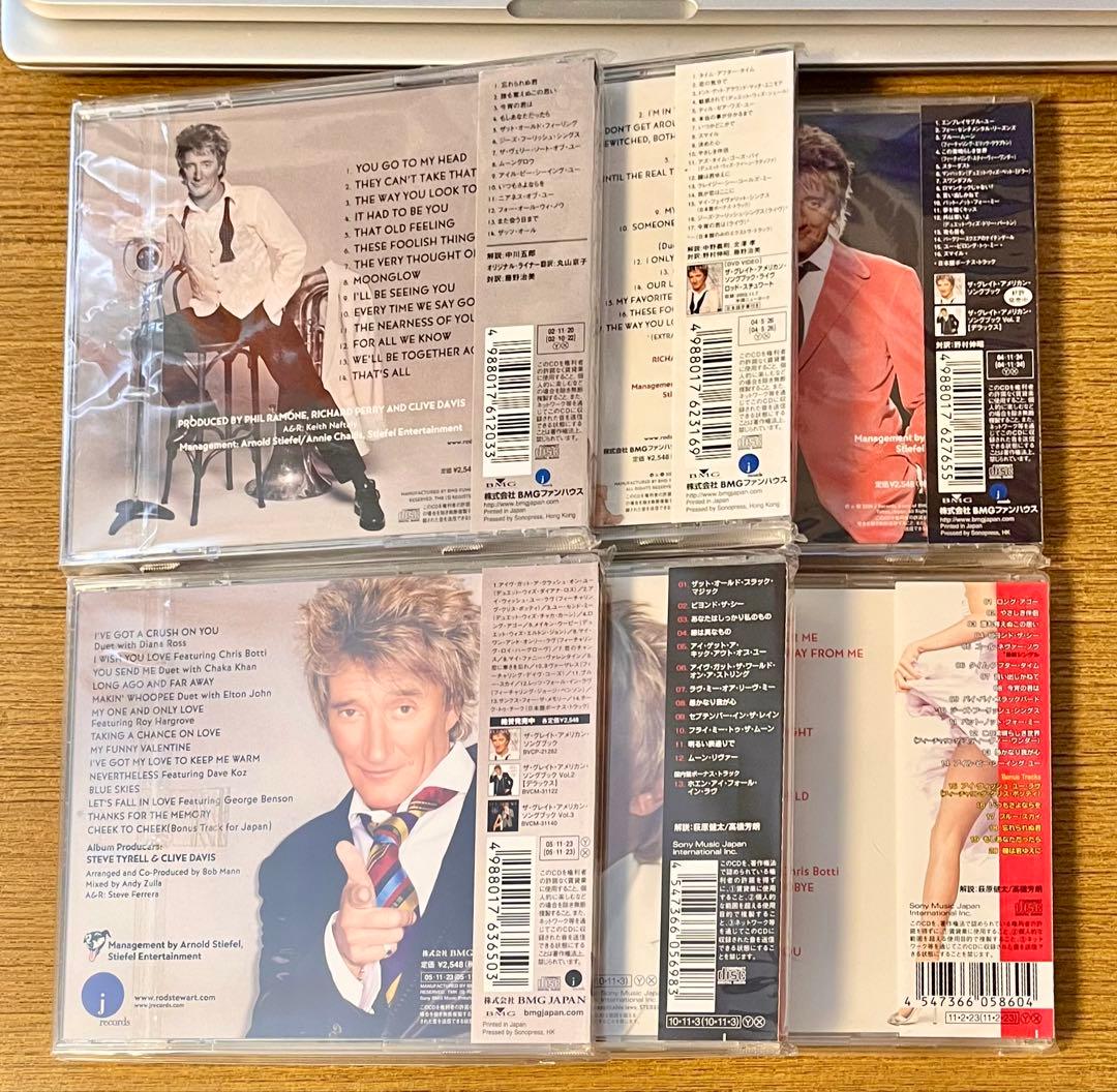 ザ・グレイト・アメリカン・ソングブック ロッド・スチュワート 全6CD 国内盤