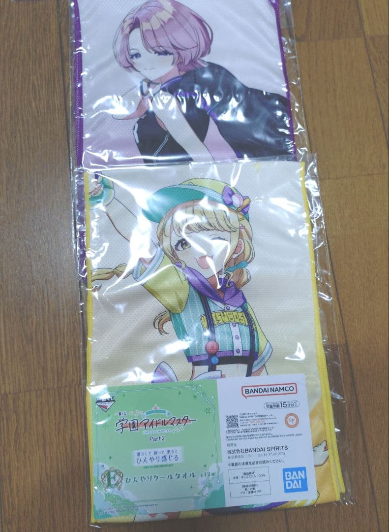 学園アイドルマスター　一番くじ　月村手毬　藤田ことねフィギュア　アクスタ缶バッチ