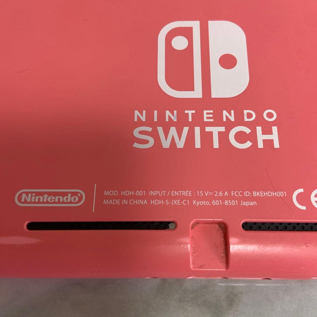 ＄【ジャンク品】NintendoSwitchライトHDH-001 ピンク