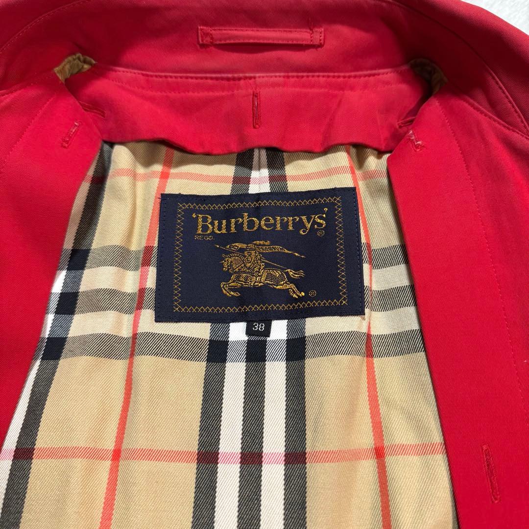 Burberry's バーバリーズ　ノバチェック　ステンカラーコート　38