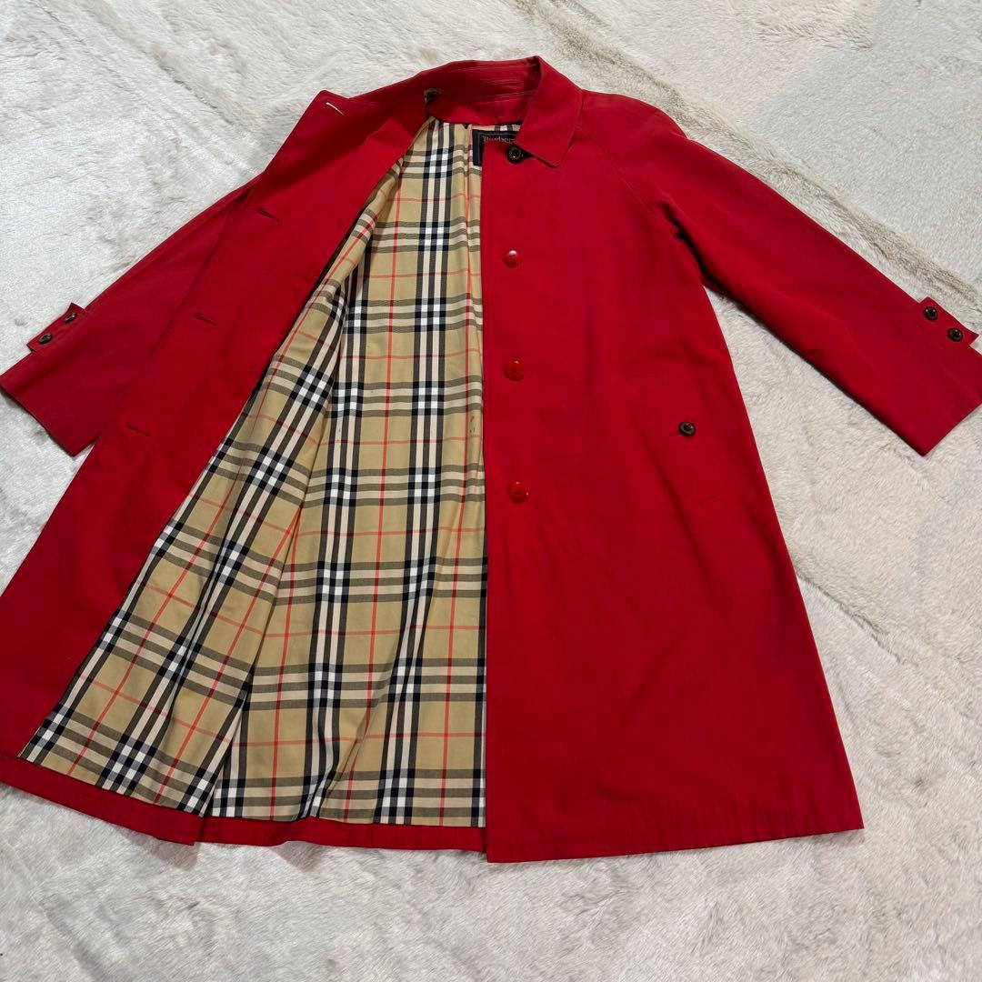 Burberry's バーバリーズ　ノバチェック　ステンカラーコート　38