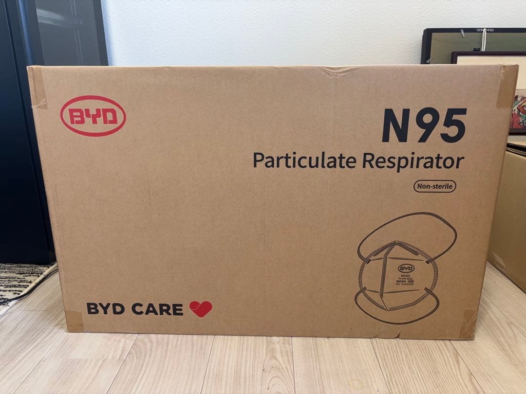 【未使用】BYD N95 マスク 個包装 大人用 960枚 -461-