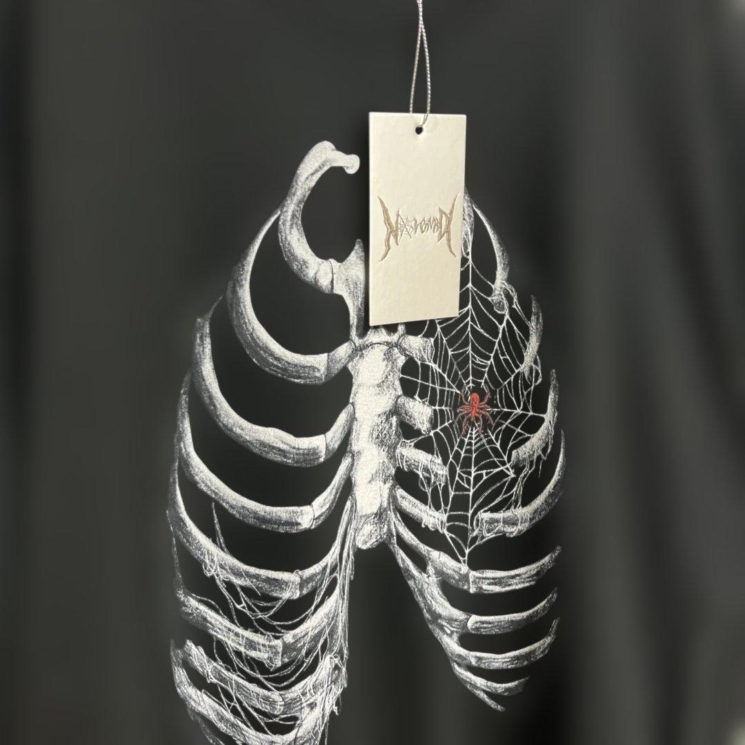 【タグ付き】NOREMID（ノーリミッド）　ブラックボーンTシャツ