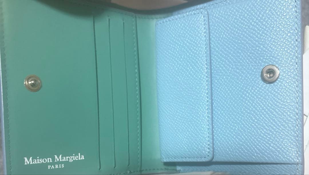 【メゾンマルジェラ】二つ折り財布（ツートンカラー）