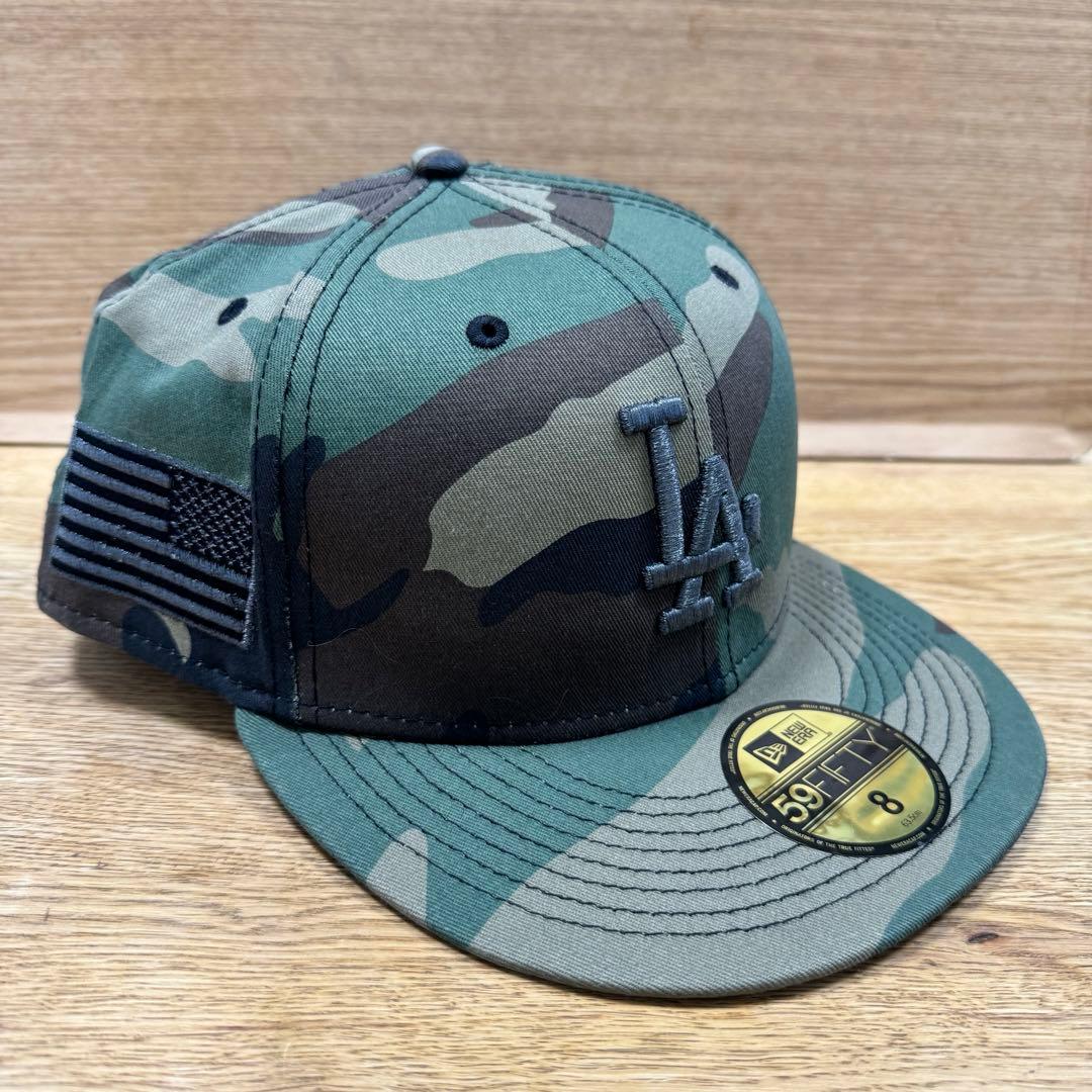 ロサンゼルス　ドジャース　キャップ　NEW ERA 軍隊記念日