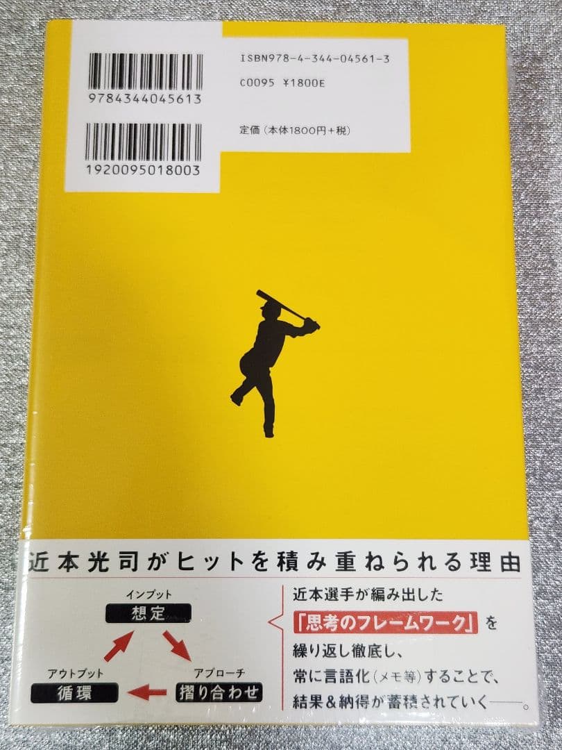 ［サイン本］近本光司『僕は白と黒の間で生きている。』新品未開封 ④