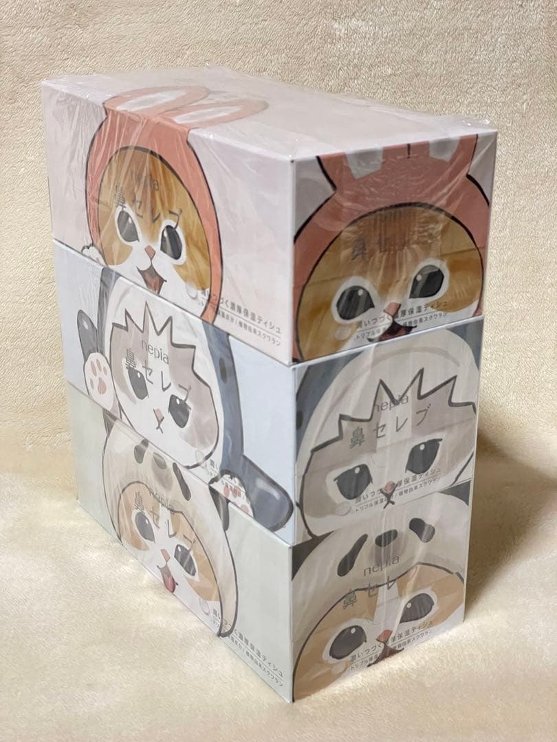 ネピア 鼻セレブmofusand 3箱×５セット