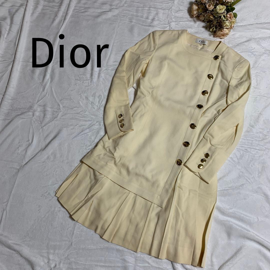 Miss Dior クリーム色 ワンピース S