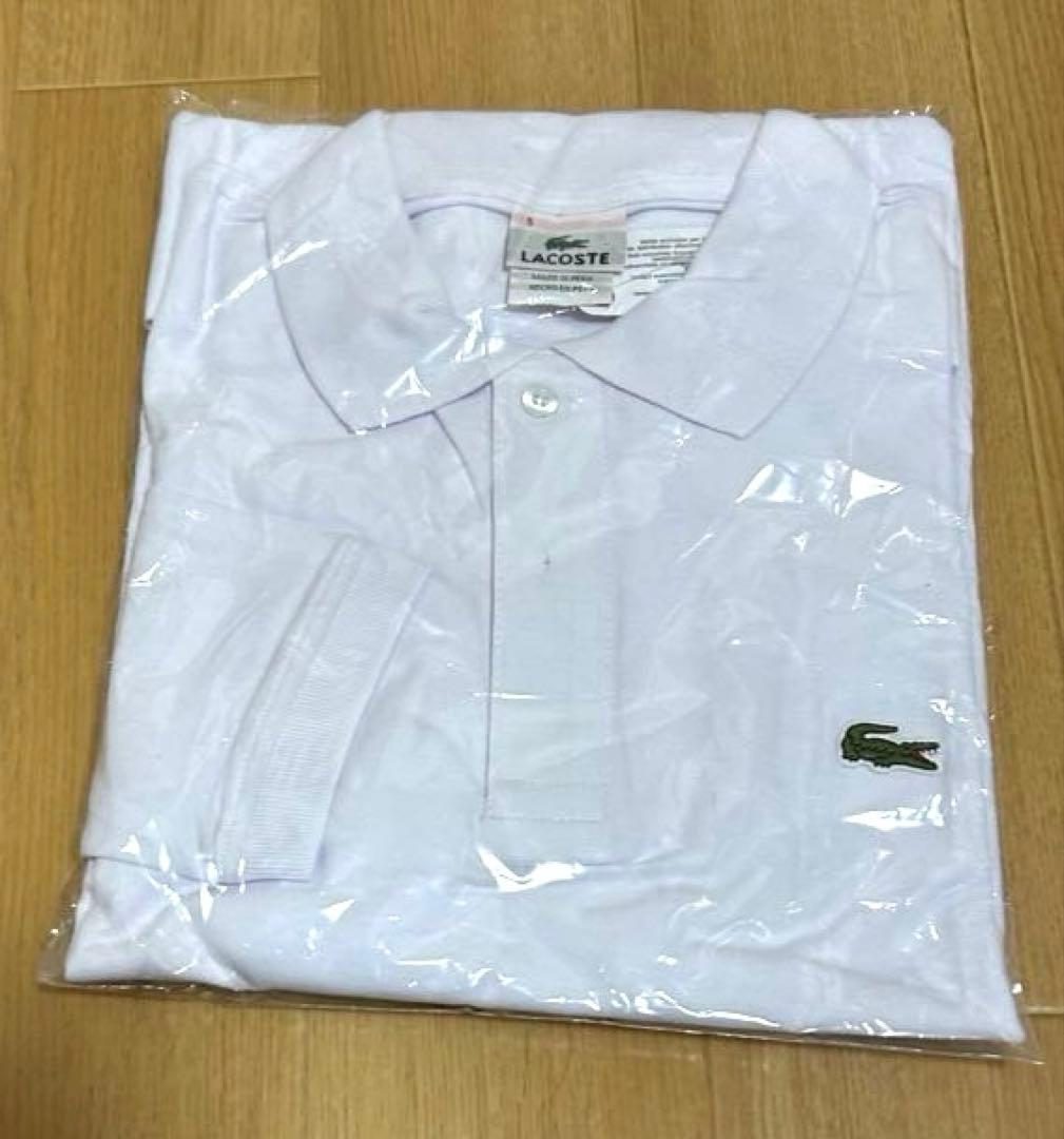 b*e様 LACOSTE ラコステ　ポロシャツ　長袖　ホワイト
